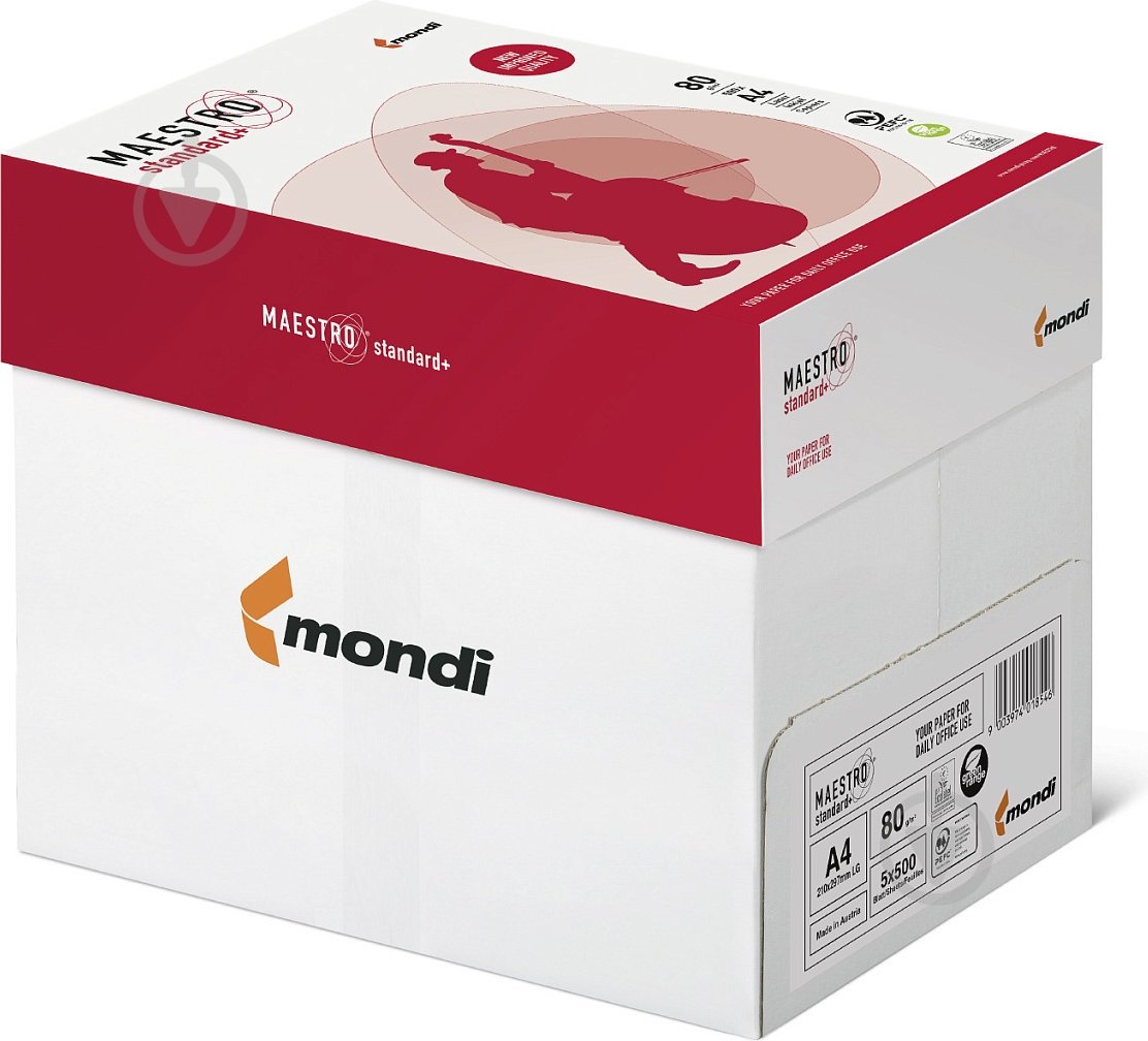 Бумага офисная Maestro Standart+ 100 упаковок A4 80 г/м белый 500 листов - фото 2 Бумага офисная Maestro Standart+ 100 упаковок A4 80 г/м белый 500 листов - фото 2
