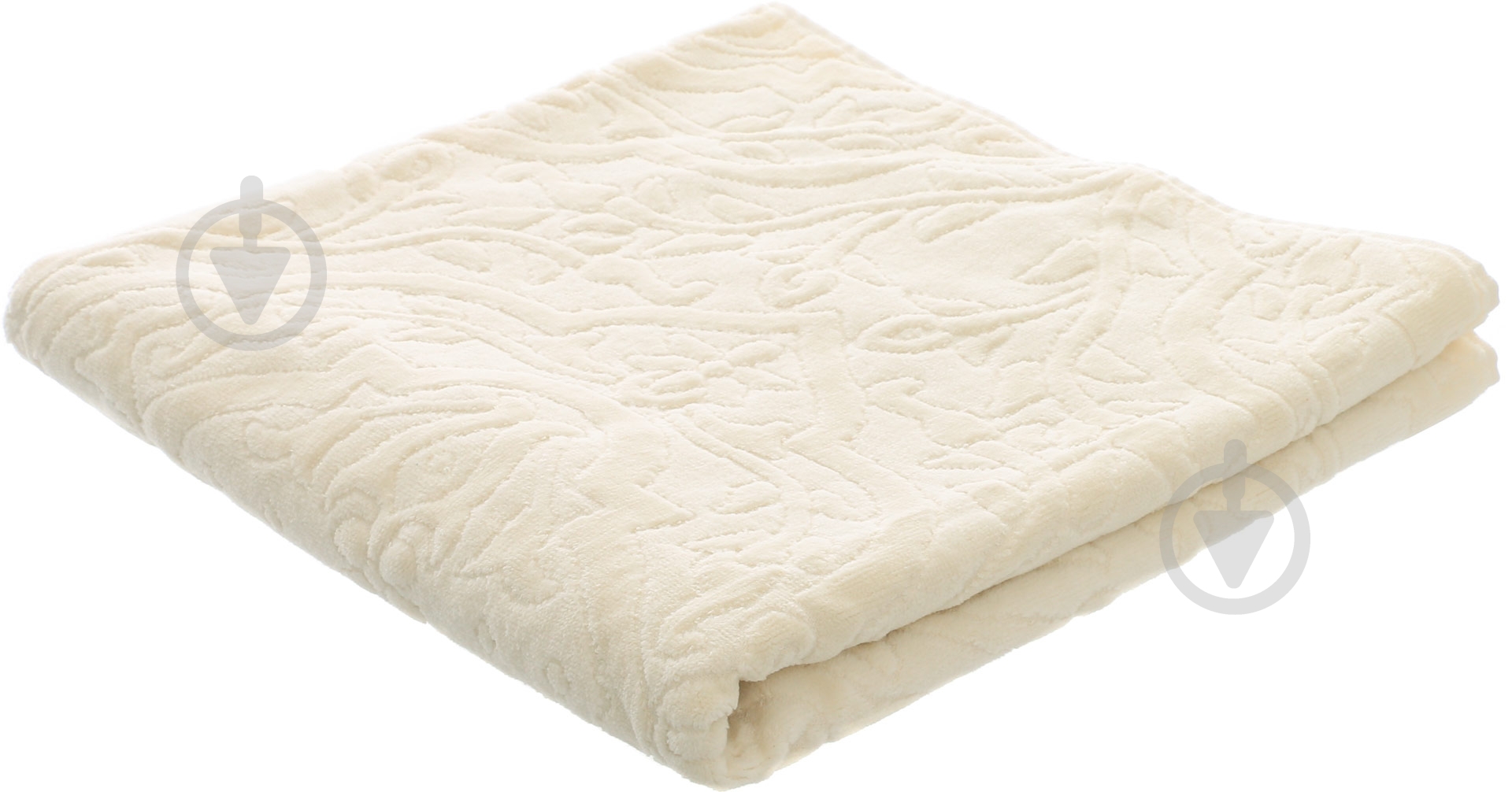 Рушник Жакард-велюр 70x140 см молочний La Nuit - фото 1