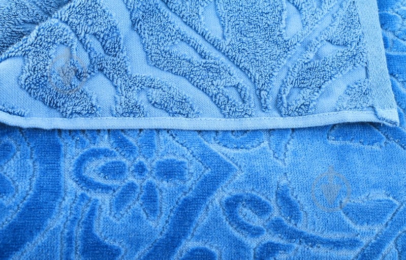 Полотенце Жаккард-велюр 70x140 см синий La Nuit - фото 2