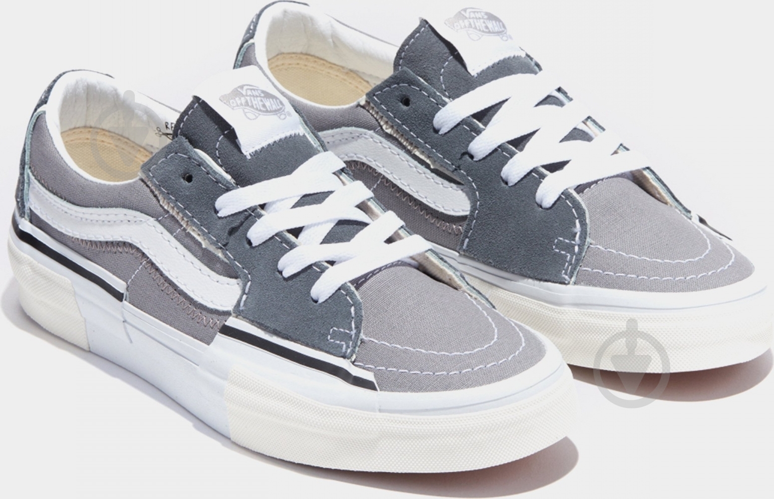 Кеды Vans SK8-LOW RECONSTRUCT VN0009QSGRY1 р.40 серый - фото 4
