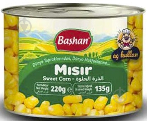 Кукуруза сладкая ТМ BASHAN 220 г (8697686876238) - фото 1