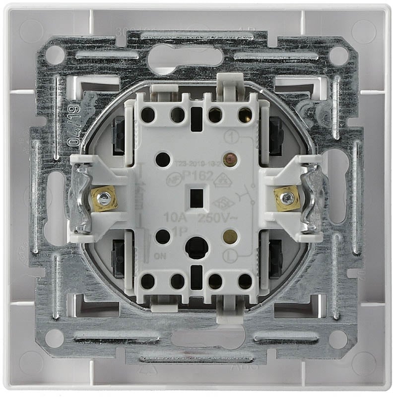 Выключатель кнопочный одноклавишный Schneider Electric Asfora без подсветки белый EPH0700121 - фото 4 Выключатель кнопочный одноклавишный Schneider Electric Asfora без подсветки белый EPH0700121 - фото 4