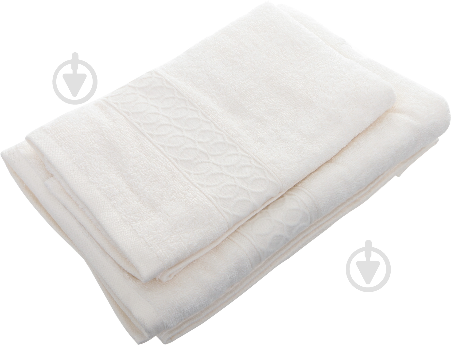 Набір рушників 2 шт. молочний UP! (Underprice) - фото 1