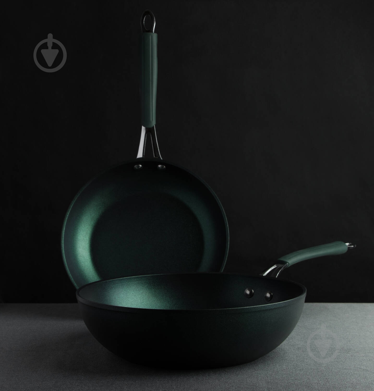 Сковорода wok Pepper Emerald 30x9 cм Titanium Pro - фото 7