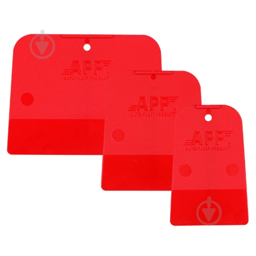 Шпатель из полимера набор 3 шт красный APP 250305 - фото 1 Шпатель из полимера набор 3 шт красный APP 250305 - фото 1