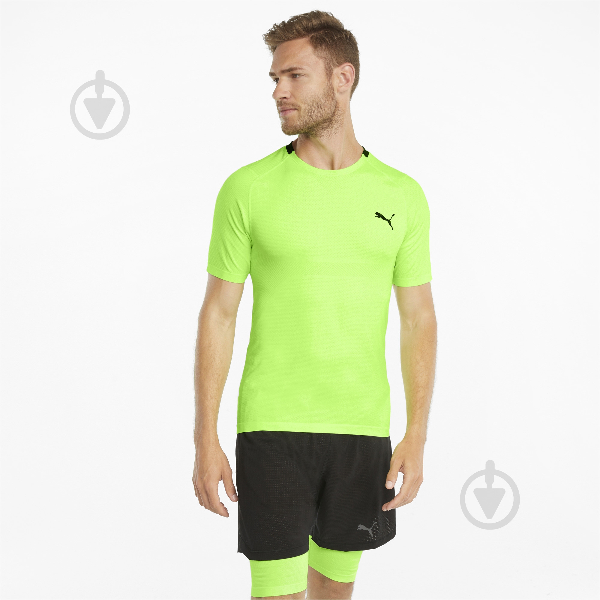 Футболка Puma TRAIN EVOKNIT+ SS TEE 52103645 р.2XL зеленый - фото 3 Футболка Puma TRAIN EVOKNIT+ SS TEE 52103645 р.2XL зеленый - фото 3