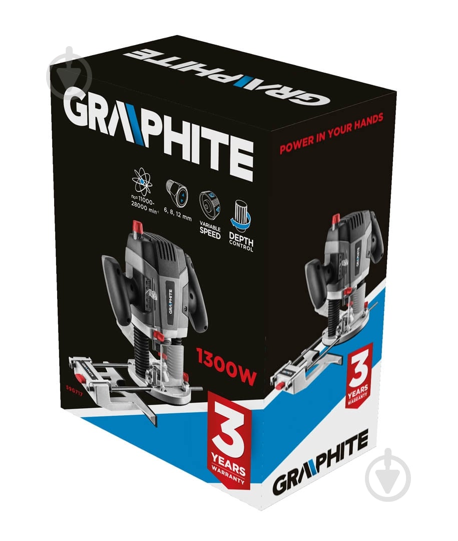 Фрезер GRAPHITE 59G717 - фото 17