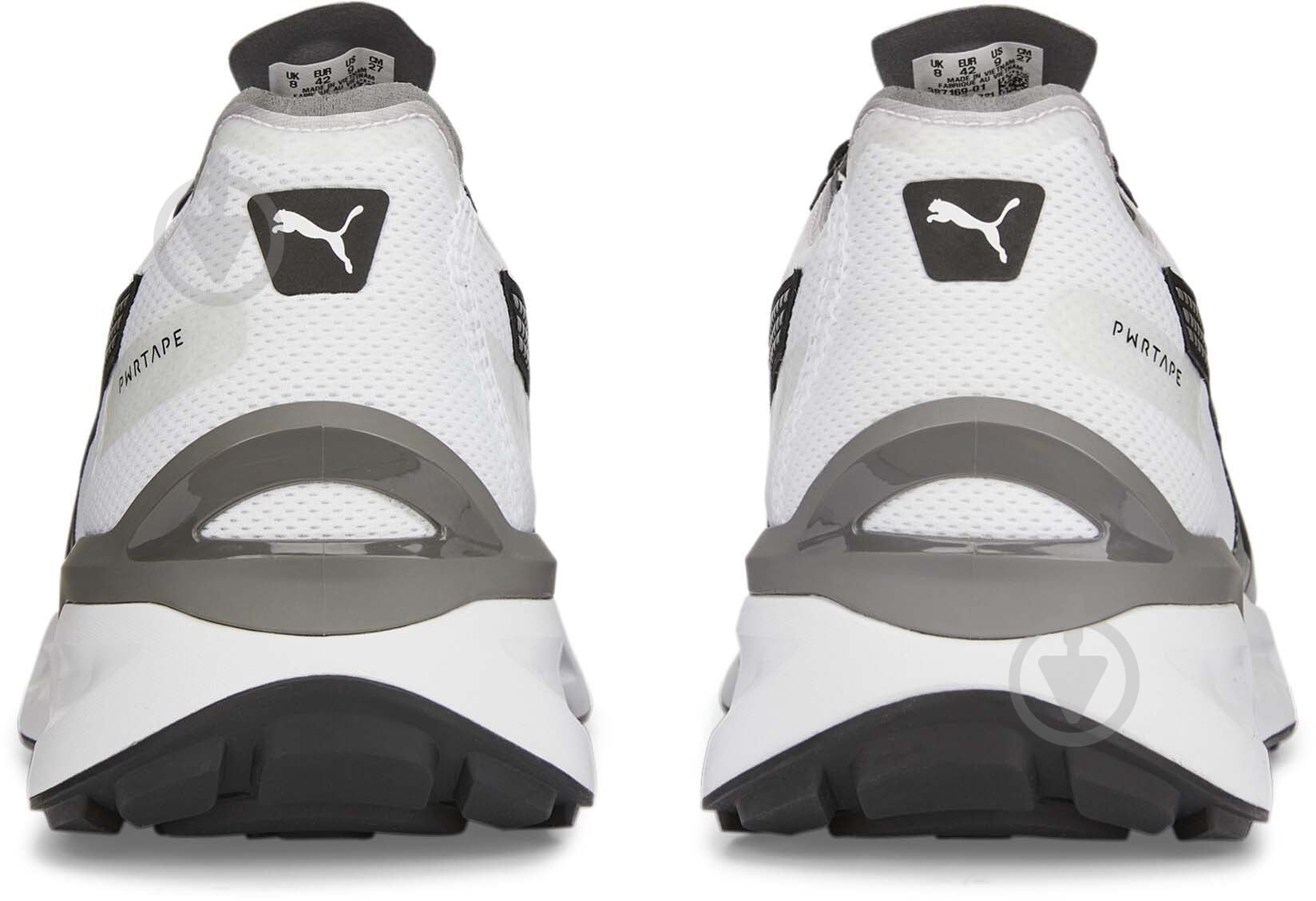 Кроссовки мужские демисезонные Puma PWRFRAME AEROGRAM 38716901 р.45 белые - фото 5