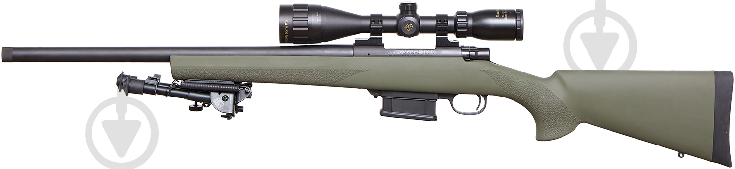 Карабін нарізний Howa Arms M1500 BL HB 20'' 5/8-24T/C GRN Hogue 308 Win - фото 2