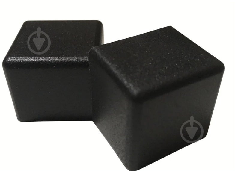 Заглушка квадратная черная 100х100 мм внешняя - фото 1