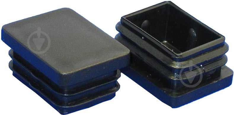 Заглушка прямоугольная черная 2 шт 100х50 мм внутреняя - фото 1 Заглушка прямоугольная черная 2 шт 100х50 мм внутреняя - фото 1