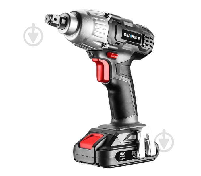 Гайковерт акумуляторний GRAPHITE 180 Нм 58G018 - фото 3