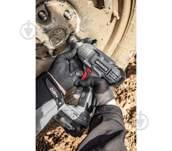 Гайковерт акумуляторний GRAPHITE 180 Нм 58G018 - фото 10