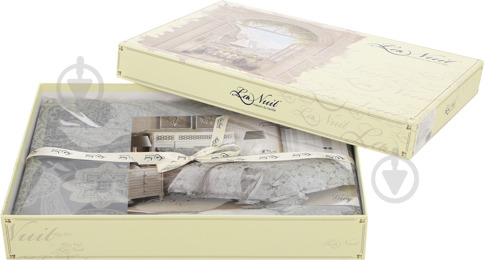 Комплект постельного белья серый 2,0 серый La Nuit - фото 5