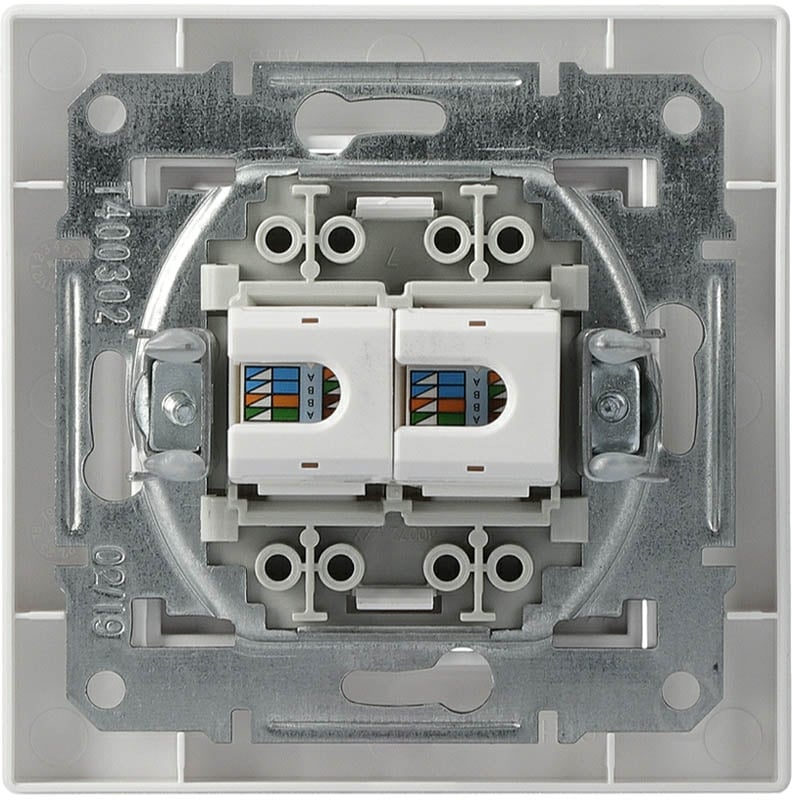 Розетка комп’ютерна подвійна Schneider Electric Asfora RJ45+RJ45 білий - фото 4 Розетка комп’ютерна подвійна Schneider Electric Asfora RJ45+RJ45 білий - фото 4