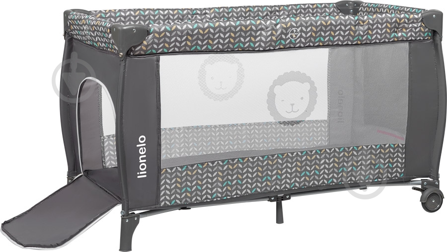 Манеж-кровать Lionelo Sven Plus grey scandi LO-SVEN PLUS GREY SCANDI - фото 3