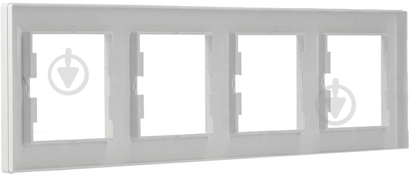 Рамка четырехместная Schneider Electric Asfora горизонтальная белый EPH5800421 - фото 3