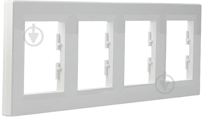 Рамка четырехместная Schneider Electric Asfora горизонтальная белый EPH5800421 - фото 2