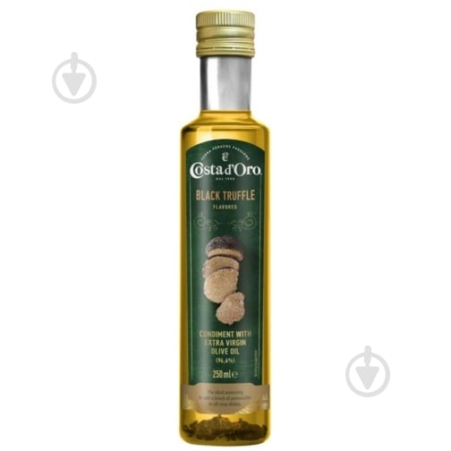 Олія оливкова Costa d'Oro Extra Virgin з трюфелем 0,25 л 12 шт/ящ 250 мл - фото 1 Олія оливкова Costa d'Oro Extra Virgin з трюфелем 0,25 л 12 шт/ящ 250 мл - фото 1