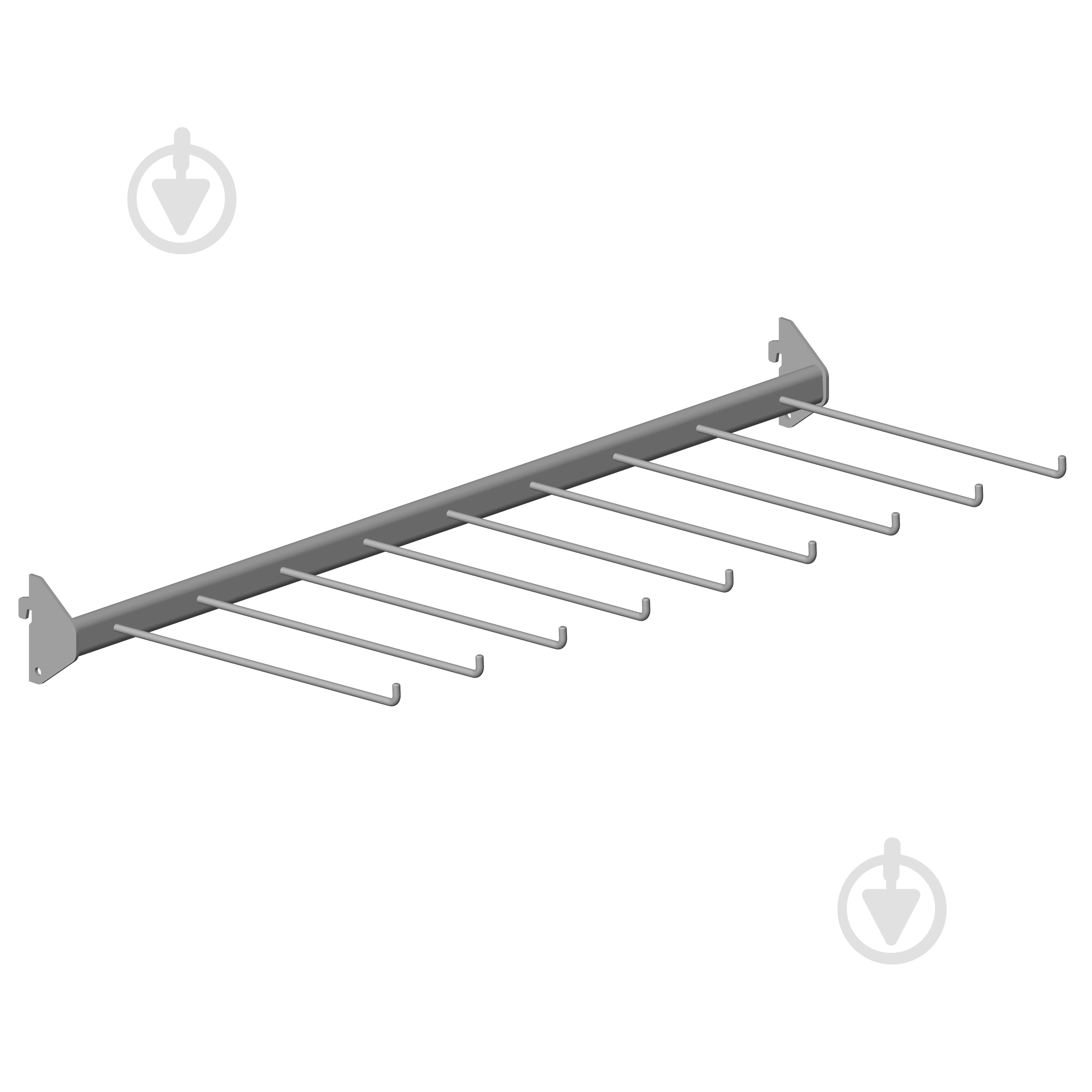 Гардеробна система Element System Брючница L800 біла білий - фото 1