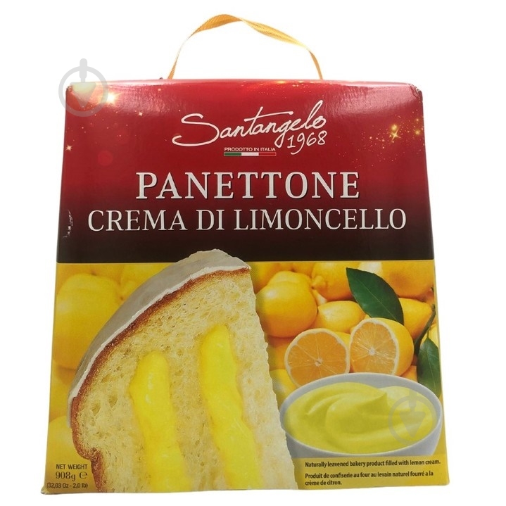 Панеттоне Santangelo alla crema di limone 908 г - фото 1