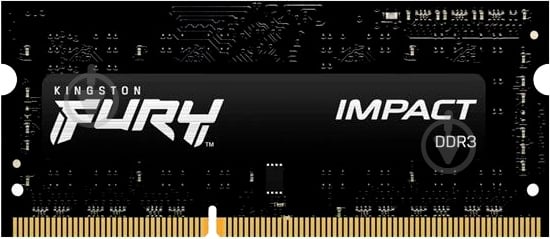 Оперативна пам'ять Kingston DDR3L SDRAM 16 GB (2x8GB) 1866 MHz (KF318LS11IBK2/16) FURY Impact - фото 1 Оперативна пам'ять Kingston DDR3L SDRAM 16 GB (2x8GB) 1866 MHz (KF318LS11IBK2/16) FURY Impact - фото 1