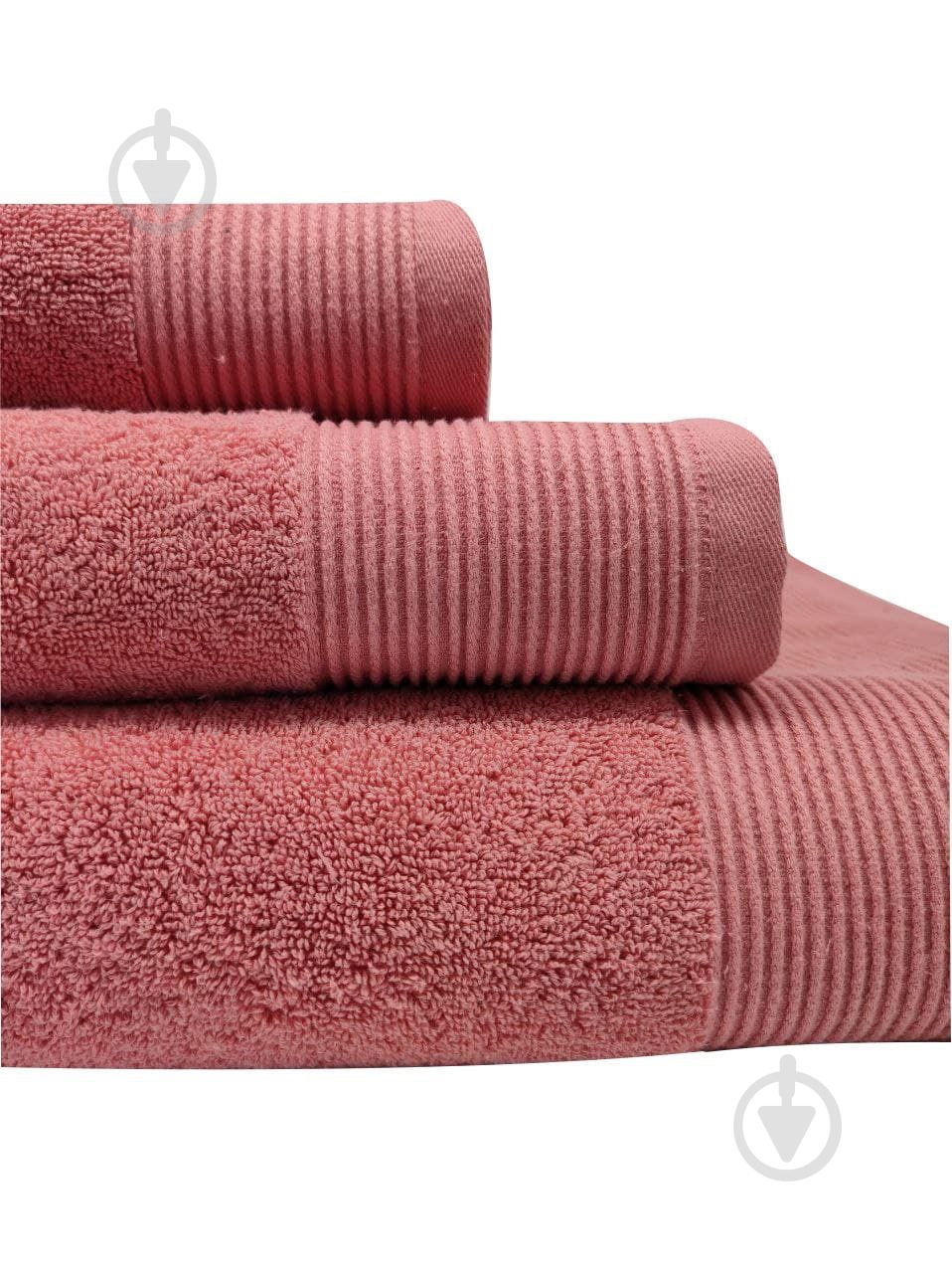 Рушник махровий Гофре 70x140 см чайна троянда La Nuit - фото 2