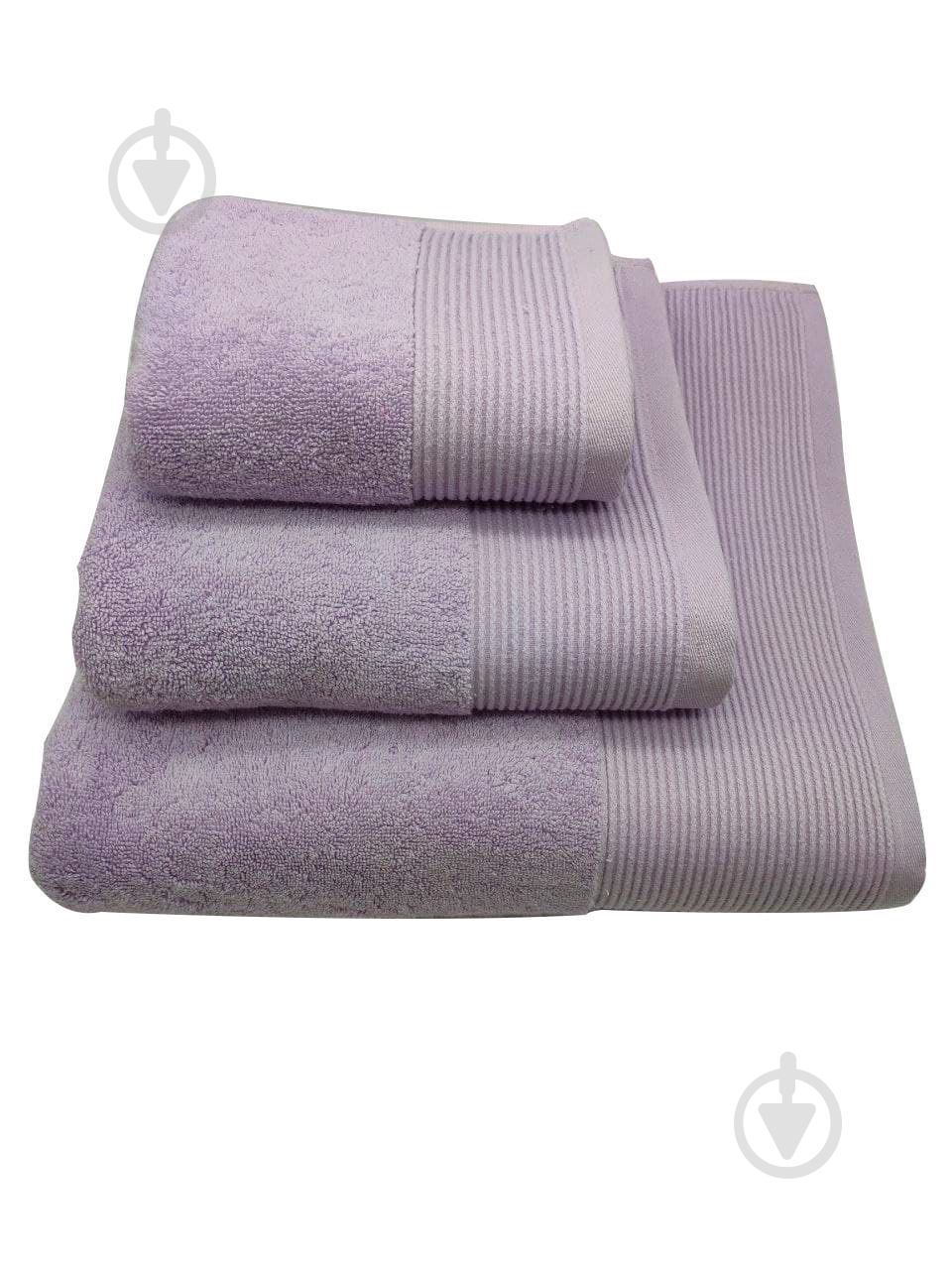 Полотенце махровое Гофре 70x140 см сиреневый La Nuit - фото 1
