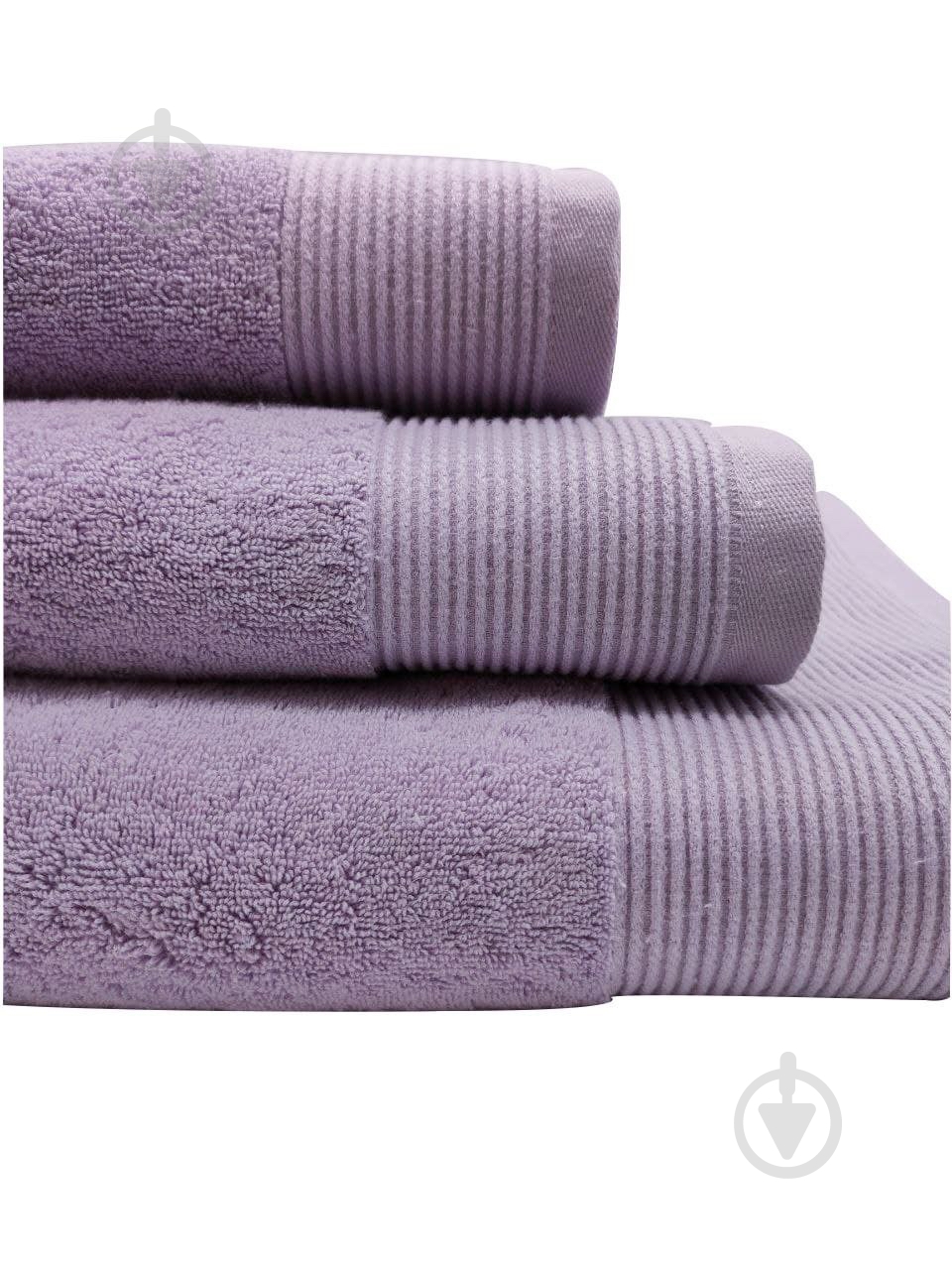 Полотенце махровое Гофре 70x140 см сиреневый La Nuit - фото 2