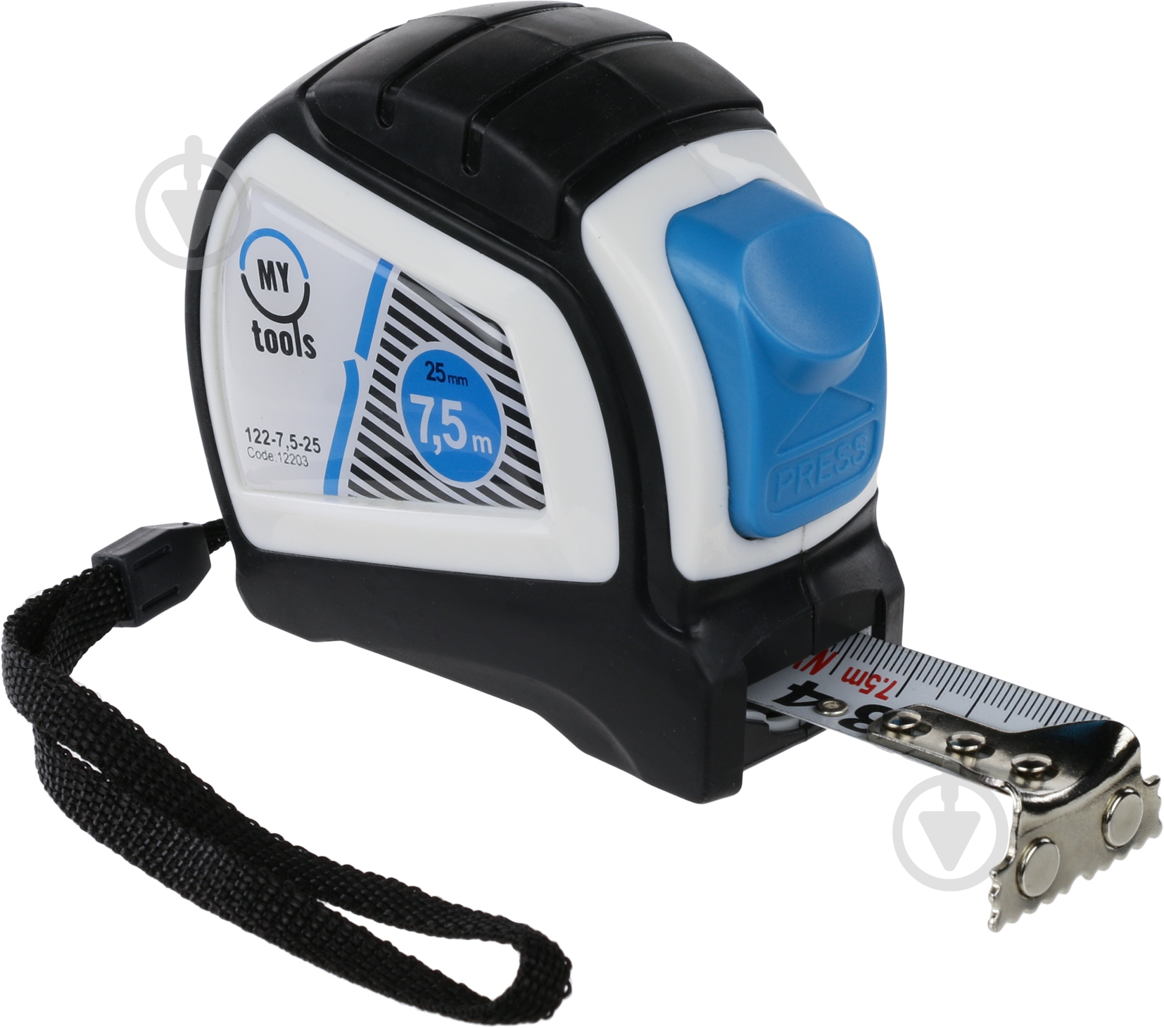 Рулетка MY Tools Pro+ 122-7,5-25 7,5 м x 25 мм - фото 1
