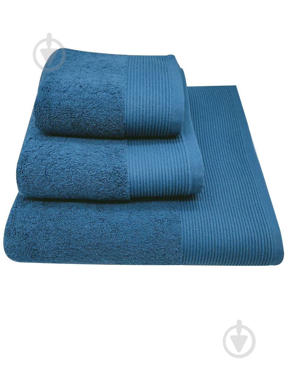 Рушник махровий Гофре 70x140 см неві La Nuit - фото 1