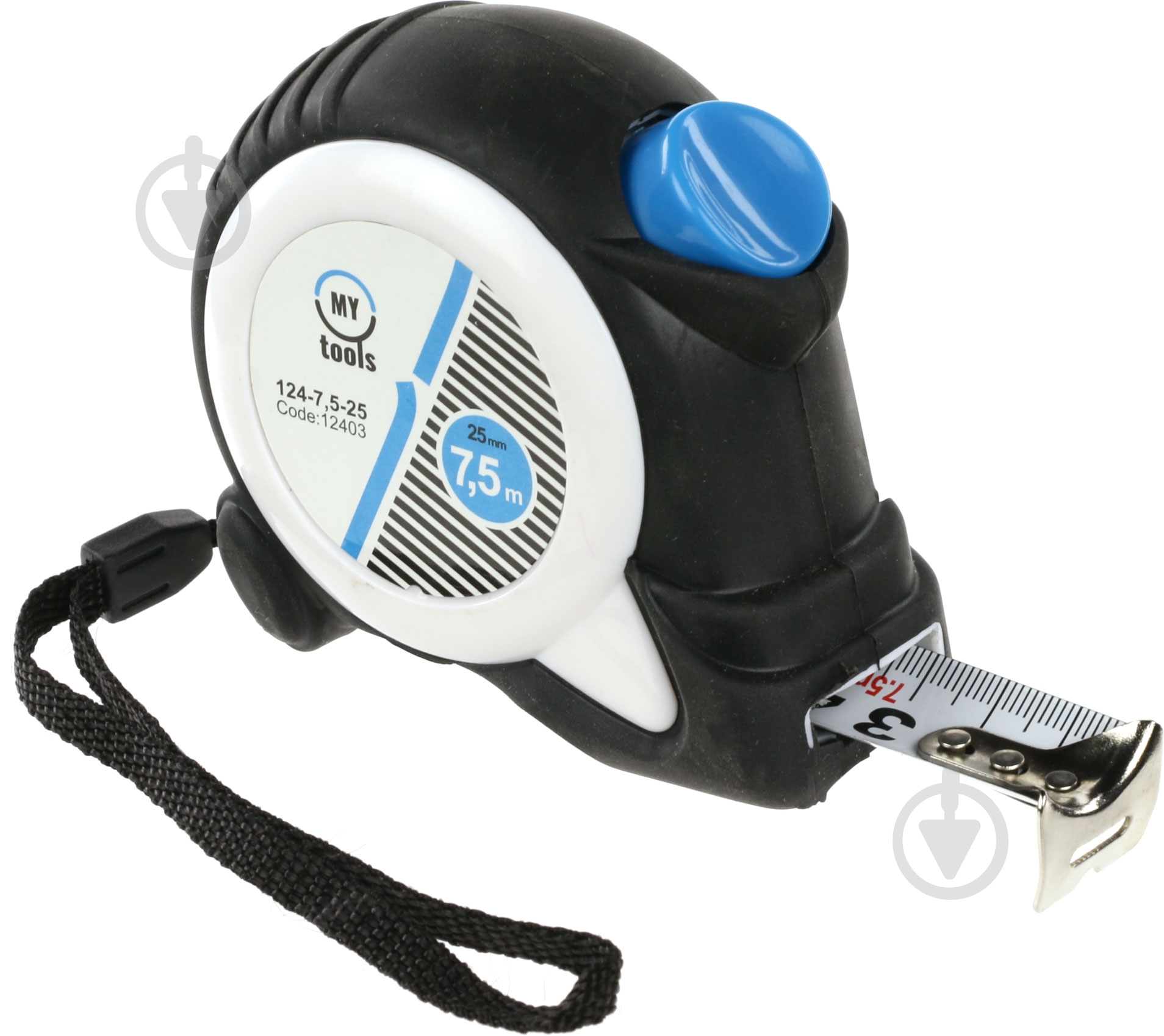 Рулетка MY Tools Easy+ 124-7,5-25 7,5 м x 25 мм - фото 1 Рулетка MY Tools Easy+ 124-7,5-25 7,5 м x 25 мм - фото 1