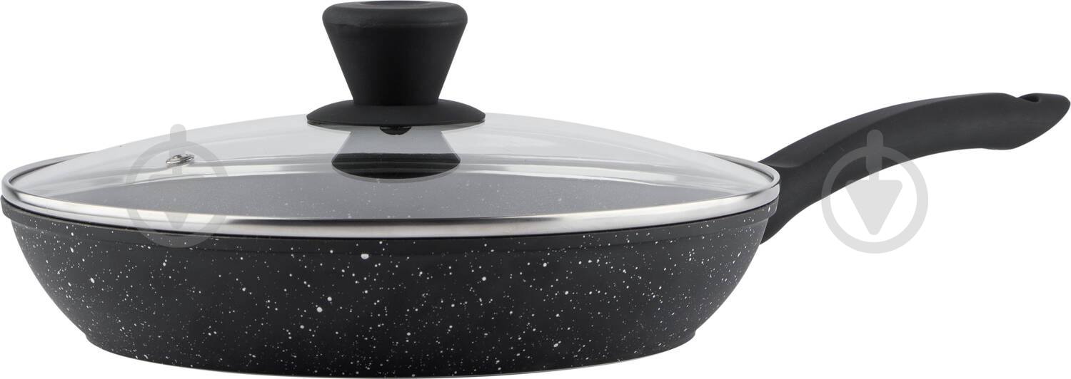 Сковорода з кришкою Gusto GT-2307-24 Galaxy 24x4.5 cм - фото 2