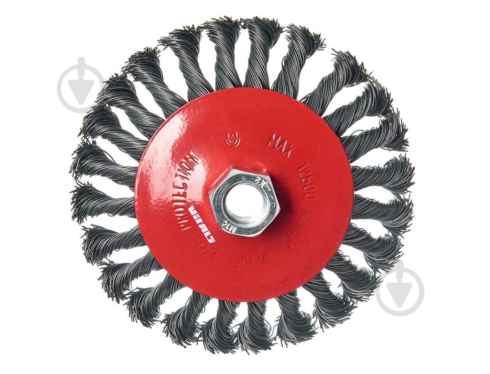 Щетка конусная Vitals 125 мм М14, 0.5 мм 174513 - фото 1