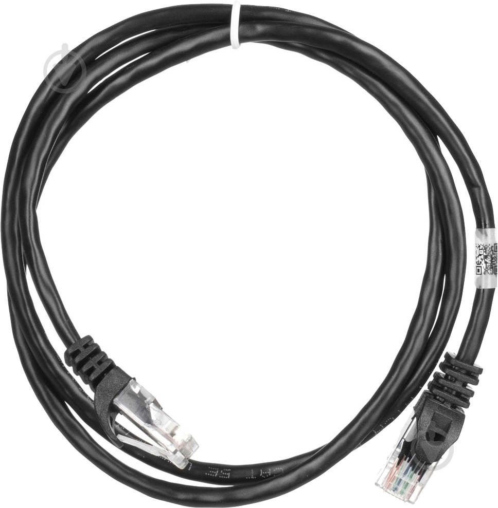 Патч-корд 2E PC5ECA - 100BK Cat 5e / RJ45 / 26AWG 1 м чорний - фото 2