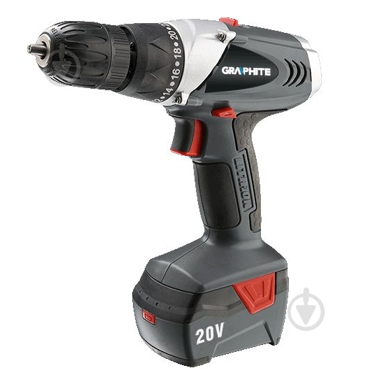 Шуруповерт аккумуляторный GRAPHITE 58G134 - фото 1