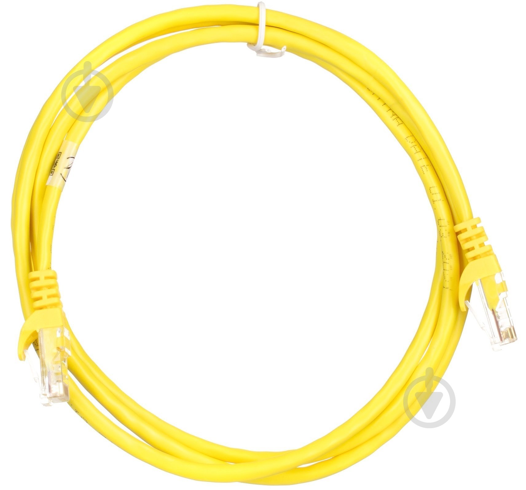 Патч-корд 2E Cat 5e UTP RJ45 26AWG 7/0.16 CCA 2E-PC5ECA-150YLW 1,5 м жовтий - фото 1 Патч-корд 2E Cat 5e UTP RJ45 26AWG 7/0.16 CCA 2E-PC5ECA-150YLW 1,5 м жовтий - фото 1