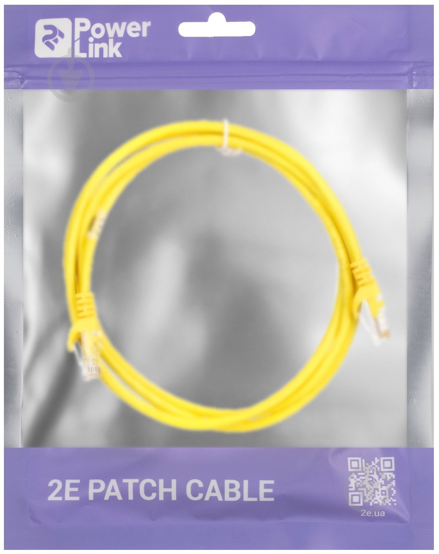 Патч-корд 2E Cat 5e UTP RJ45 26AWG 7/0.16 CCA 2E-PC5ECA-150YLW 1,5 м жовтий - фото 3 Патч-корд 2E Cat 5e UTP RJ45 26AWG 7/0.16 CCA 2E-PC5ECA-150YLW 1,5 м жовтий - фото 3