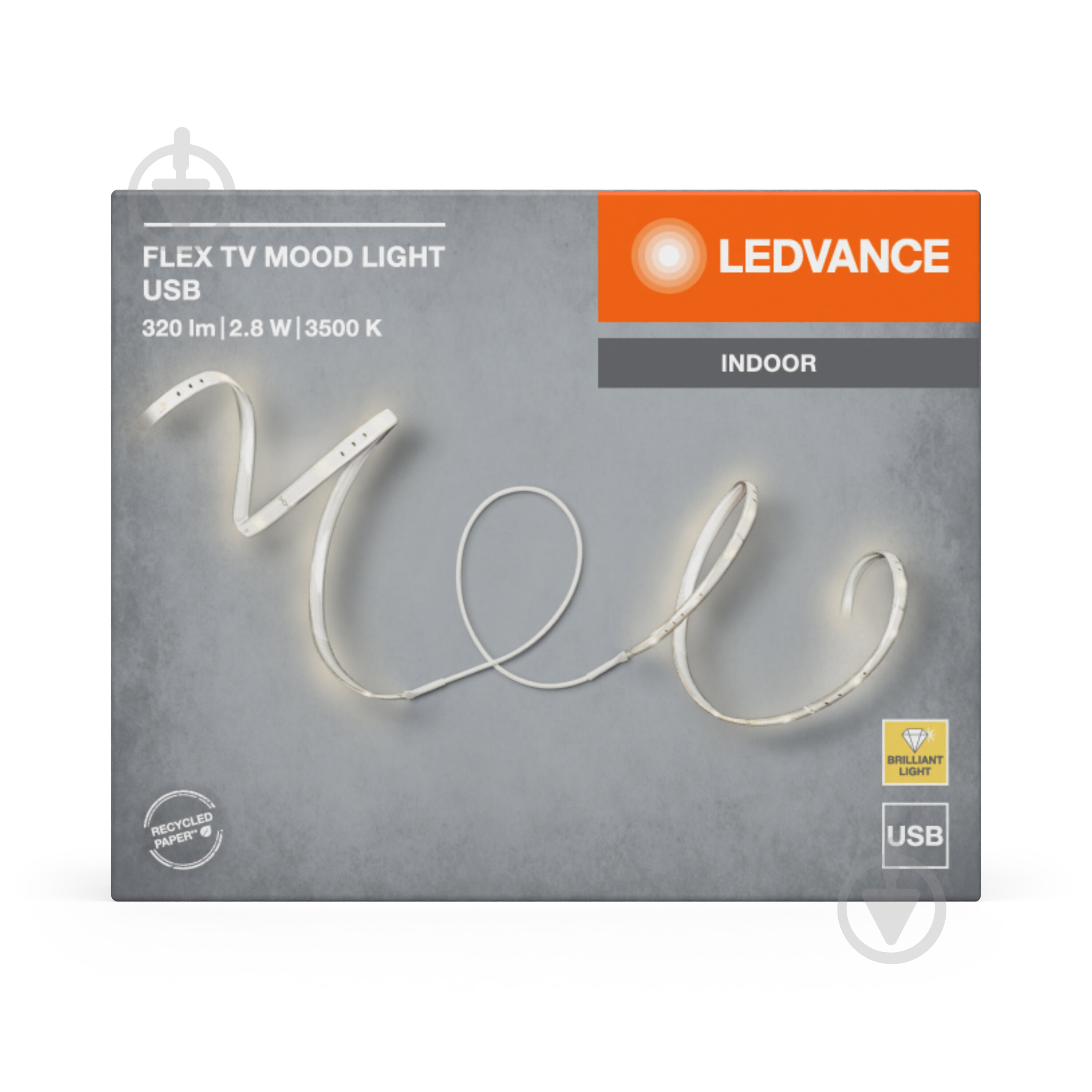 Стрічка світлодіодна Ledvance FLEX TV MOOD LIGHT 3500K USB 2,8 Вт IP20 5 В білий - фото 9