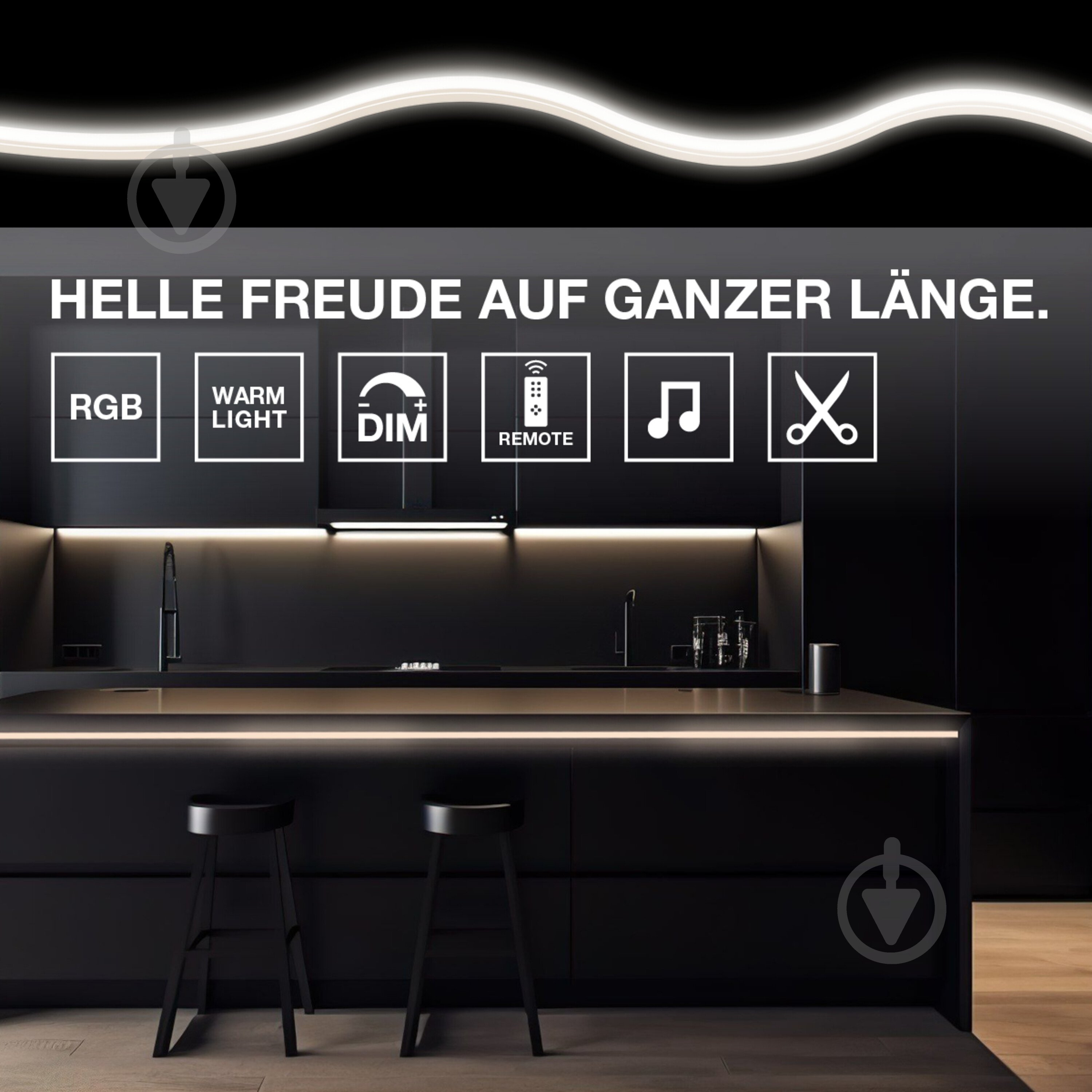 Стрічка світлодіодна Ledvance Flex Audio TV Voice Receiver 2M 3,6 Вт IP20 5 В різнокольоровий (RGB) - фото 11 Стрічка світлодіодна Ledvance Flex Audio TV Voice Receiver 2M 3,6 Вт IP20 5 В різнокольоровий (RGB) - фото 11