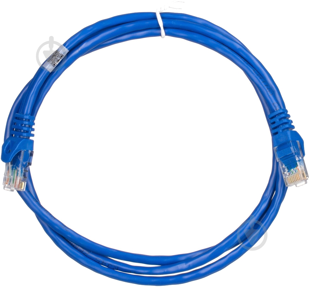 Патч-корд 2E PC5ECOP - 150BL Cat 5e / RJ45 / 26AWG 1,5 м синий - фото 2