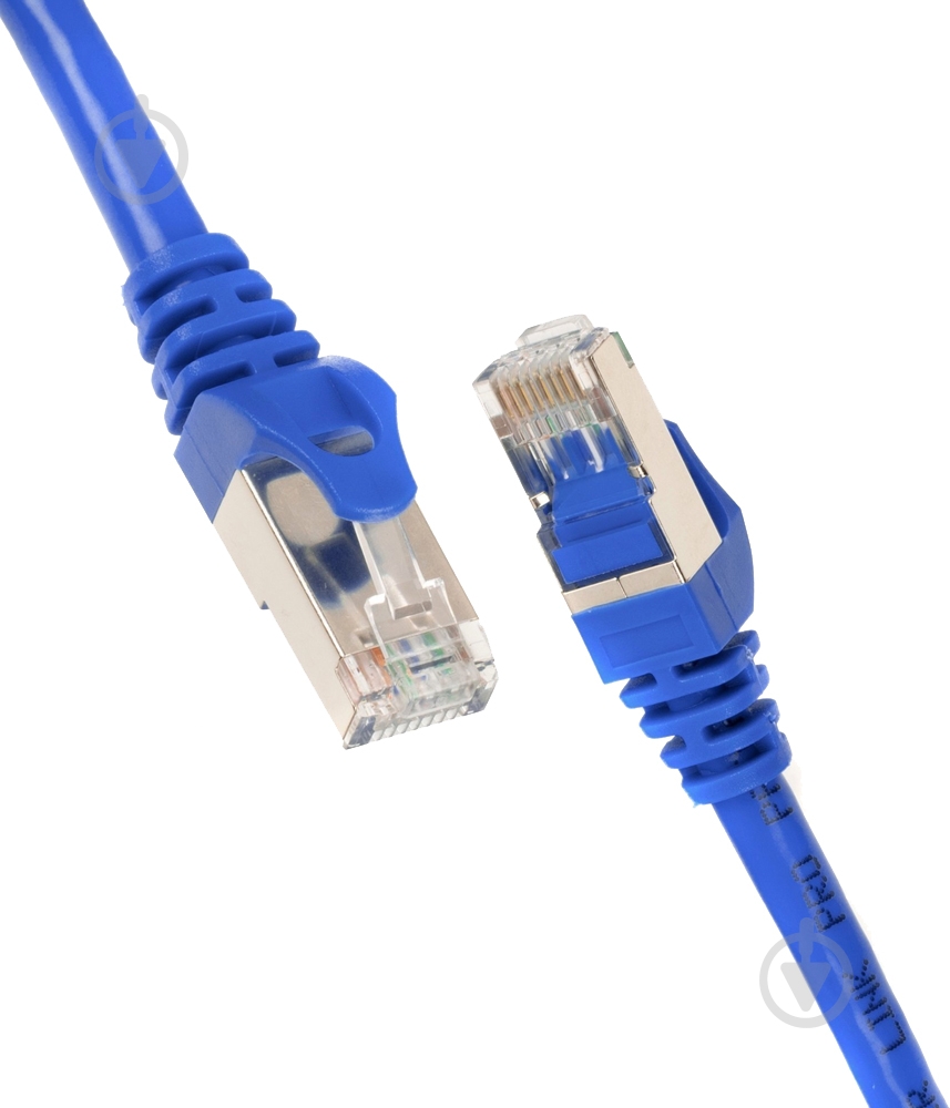 Патч-корд 2E PC5ECOP - 150BL Cat 5e / RJ45 / 26AWG 1,5 м синий - фото 1
