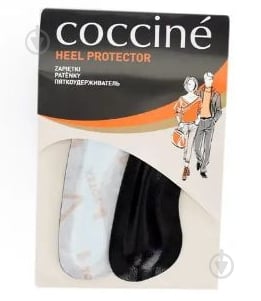 Підкладки HEEL PROTECTOR GOAT LEATHER COCCINE чорний - фото 1