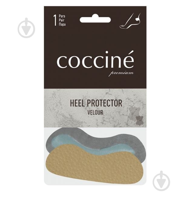 Подкладки HEEL PROTECTOR VELOUR COCCINE бежевый - фото 1