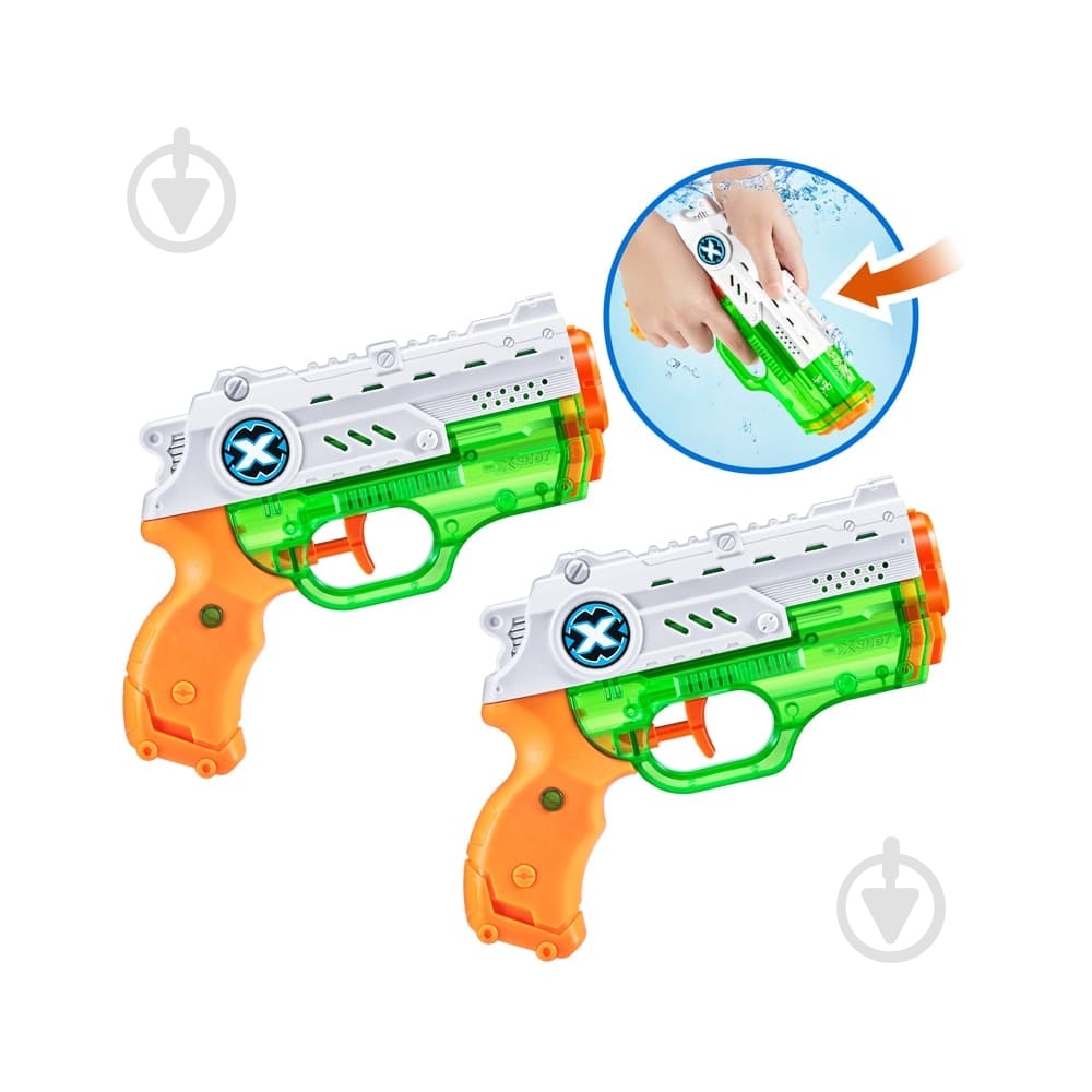 Бластер водяний Zuru Fast Fill Nano Double Pack 56334R - фото 3