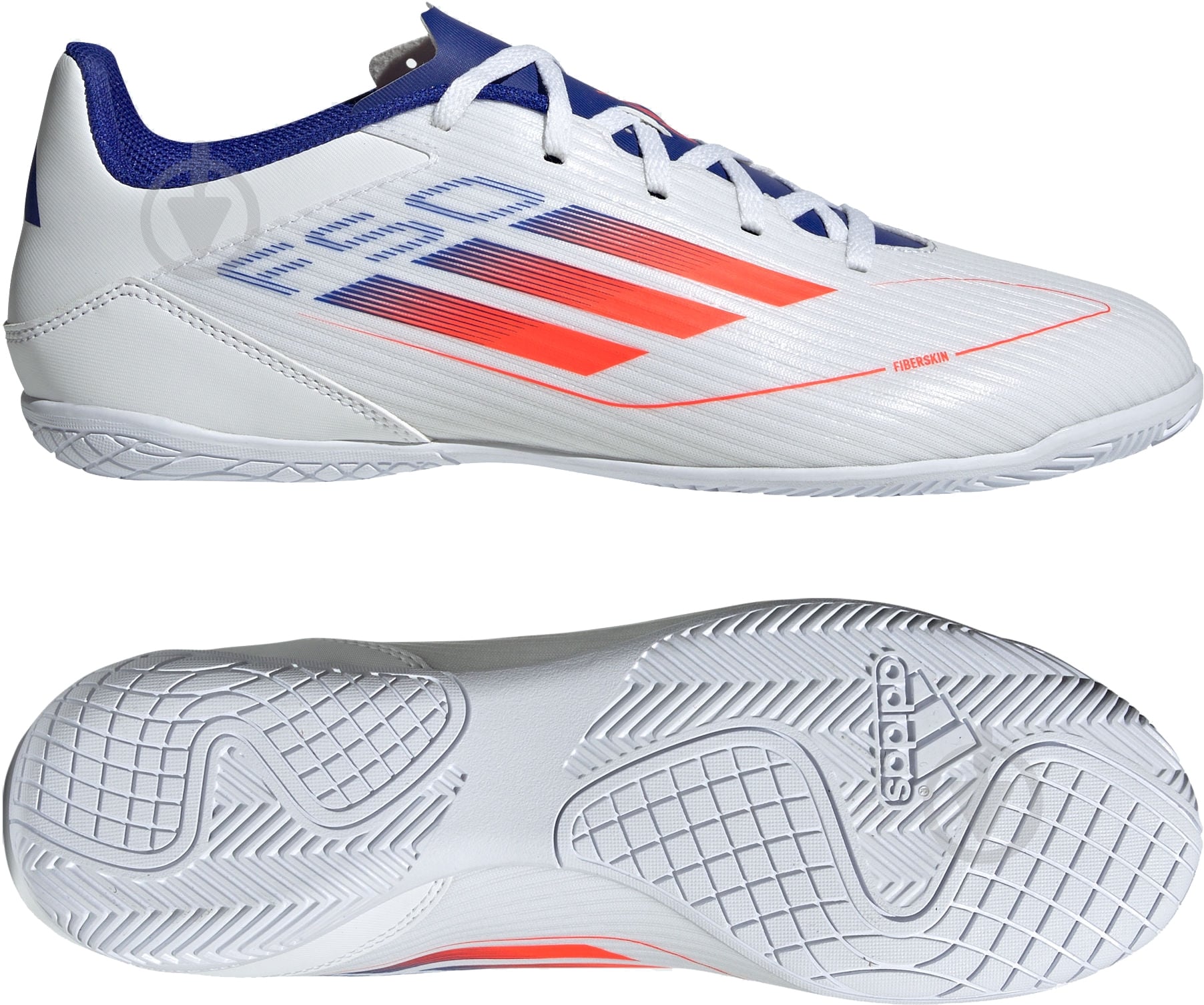 ᐉ Футзальная обувь Adidas F50 CLUB IN IF1345 р.41 1/3 белый