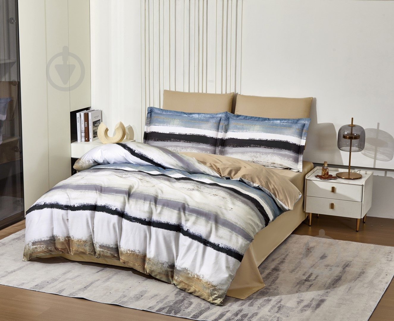 Комплект постільної білизни G24122 -1.5 різнокольоровий Word of Dream - фото 4 Комплект постільної білизни G24122 -1.5 різнокольоровий Word of Dream - фото 4