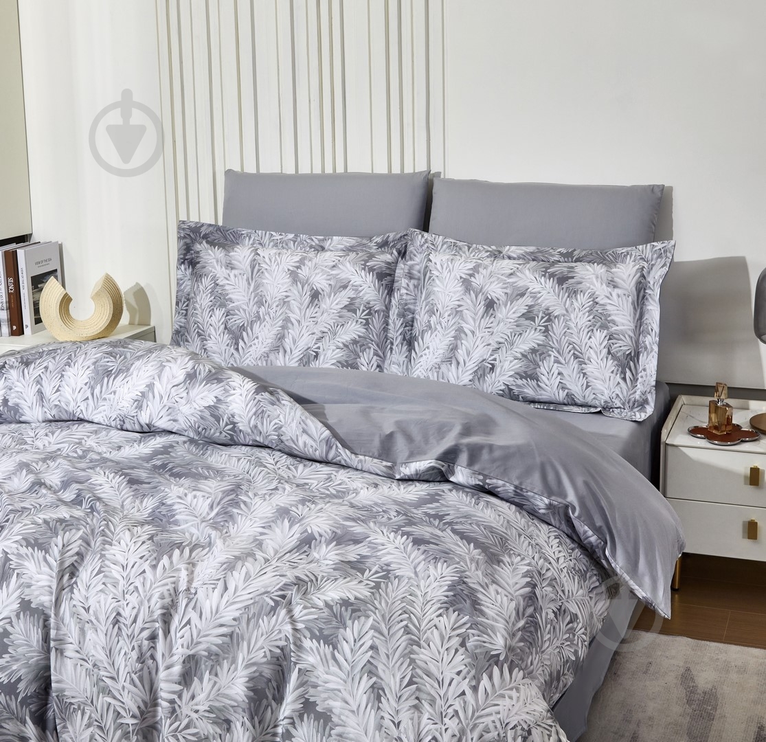 Комплект постільної білизни G24020 -1.5 сірий Word of Dream - фото 5 Комплект постільної білизни G24020 -1.5 сірий Word of Dream - фото 5
