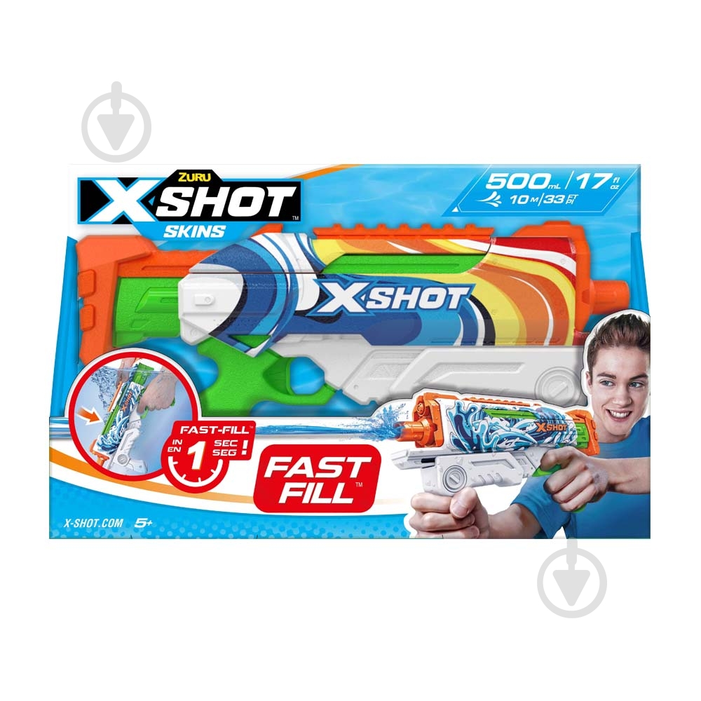 Бластер водяний Zuru Fast FIill Sins Hyperload Malibu 11854B - фото 1