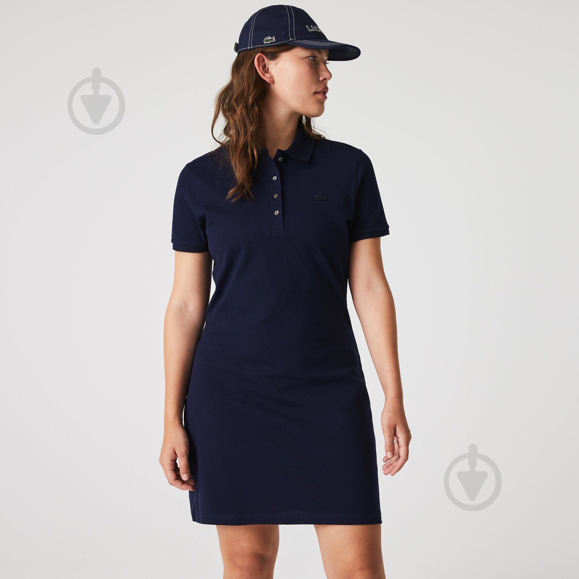 Платье Lacoste Slim Fit Stretch Mini Piqué EF5473166 р.L синий - фото 1
